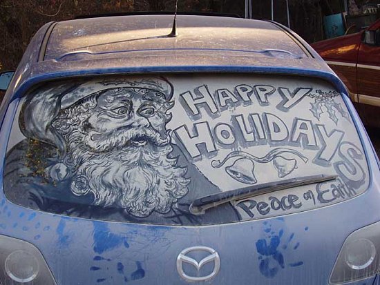 dirty car art by scott wade