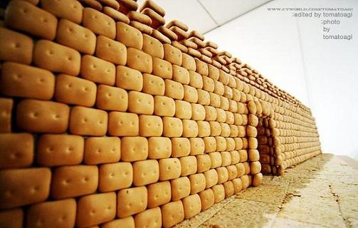 Amazing Cookies Building Constructions, Biscuits Art