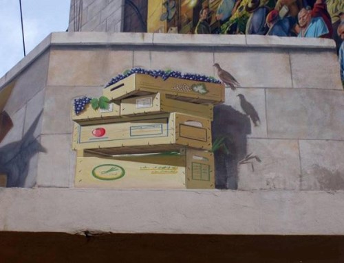 Art, DotA, Wonderful Painting on Building Side Wall 