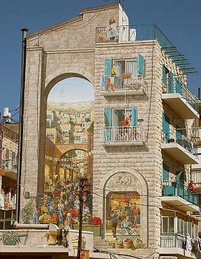 Building Sidewall Art Painting,Wonderful Painting on Building Side Wall 
