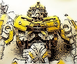 transformer-papercraft-bumblebee-autobot-art-cool