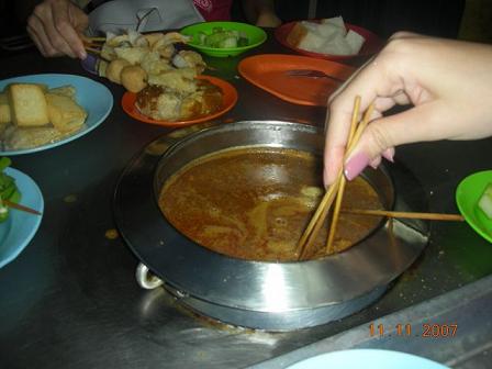 Melaka, Food, Travel,Satay Celup