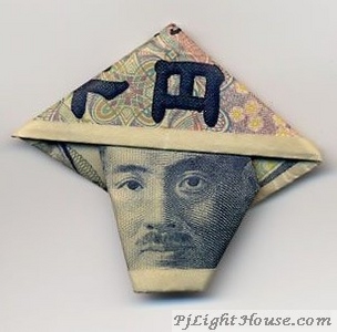 Art: Famous People with Cute Hats done using Money Origami Money Origami, Art, Creative, Money, Paper Folding, Cash, Cute