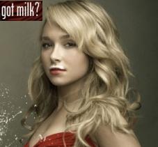 Cool Got Milk? Poster of Heroes actress Hayden Panettiere  