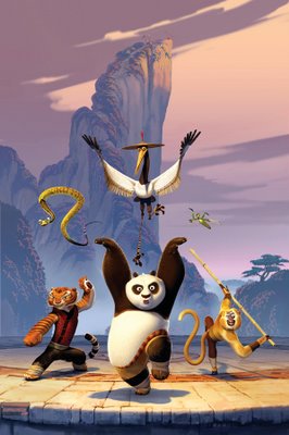 Movie: Kung Fu Panda Movie Trailer feat Jack Black, Kung Fu, Funny, Movie, Jack Black, Angelina Jokie Fun, Family Heard this a very funny and nice movie.. check out Kung Fu Panda :) Kung Fu Panda features Jack Black as Po the Panda who is a kung fu fanatic whose shape doesn't exactly lend itself to kung fu fighting. In fact, Po's defining characteristic appears to be that he is the laziest of all the animals in ancient China.