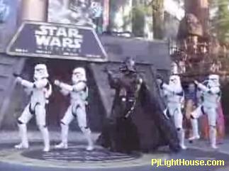 Darth  Vader  Thriller  Dancing  Dance  off  Star  Wars  Stars  Weekends  2008  Disney  Hollywood  Studios  Michael  Jackson 