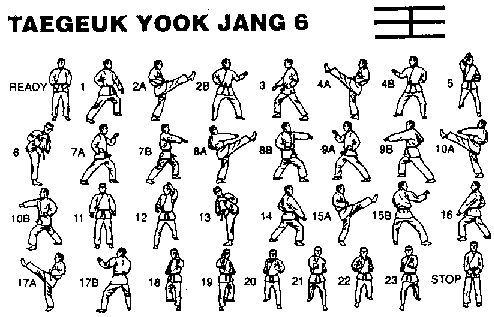 Taekwondo Poomsae Taegeuk Yook Jang (WTF) Taekwondo Poomsae Taegeuk Yook Jang ,WTF , Cuba , More Power, COmpetition, Fight to the end, 
