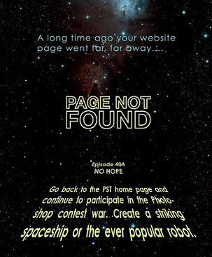 Star Wars, Err 404, Art, error, http-standard-response-code, server-not-found, website, Error 404, Website, Web Art, Cool Stuff, Internet Marketing, Google, web 2.0
