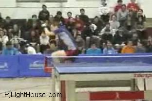 Funny, Junk, Crazy, Excessive Ping Pong Celebration, Sports, Ping Pong, YouTube, Video Clip, funny clip, Short Clip, Dancing, Victory Dance, Break It Out