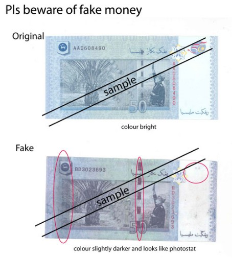 News, Fake Money, Forgery, Malaysia, RM, Ringgit Malaysia, Black Market, Police Scam, Malaysian Fake Money